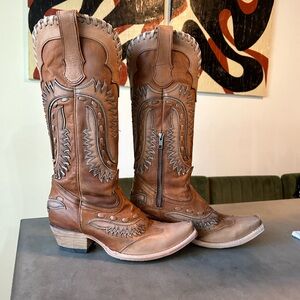 Brown Western Cowboy Boots